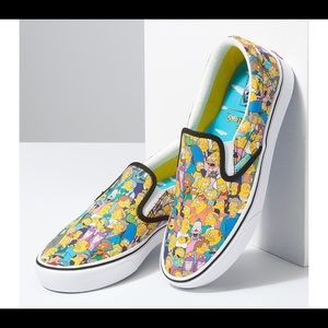 Simpsons x Vans Kids Slip Ons